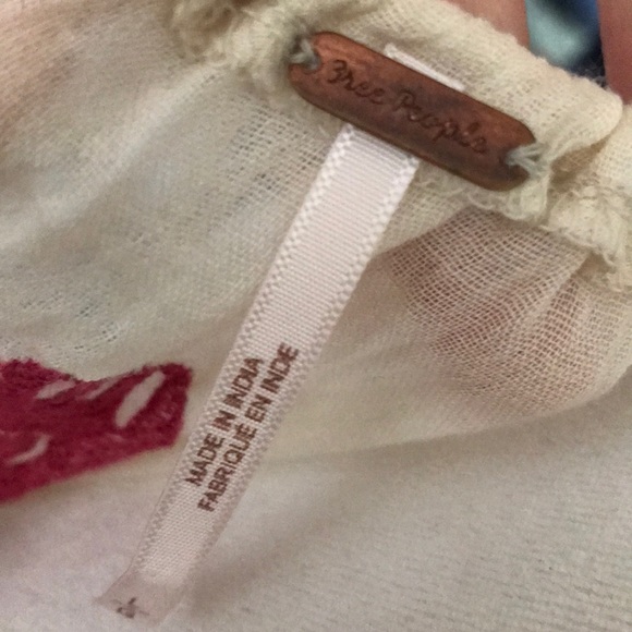 Free people gauze blouse lg - Picture 4 of 6